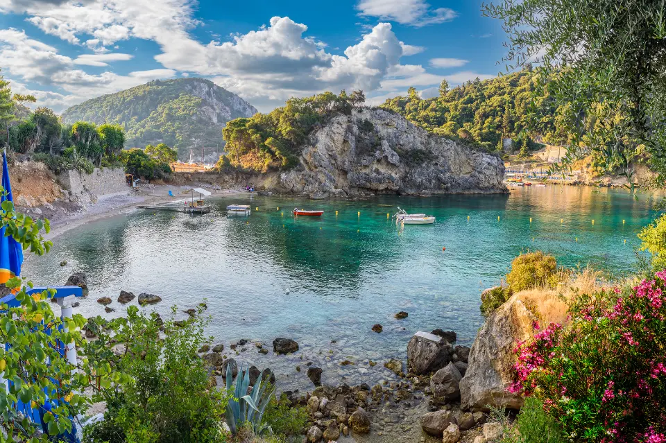 Ampelaki Beach in Paleokastritsa